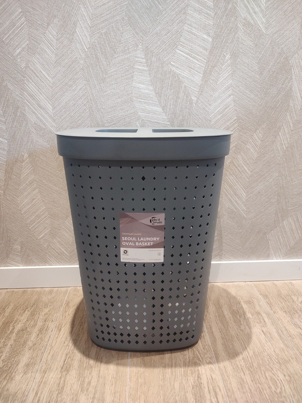 Seoul Laundry Oval Basket - Wasmand Grijs, Ophalen, Zo goed als nieuw