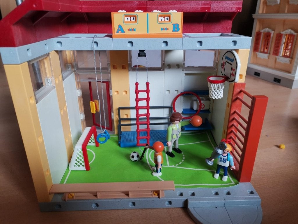 Playmobil Sportzaal, Dierenkliniek en Circus, Ophalen, Gebruikt, Complete set, Overige typen