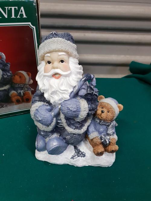 424 ] kerstbeeld jolly santa keramiek, Diversen, Ophalen of Verzenden, 'T Olde Gre-j, Info@toldegrej.nl, Endepoelstraat 20f Didam