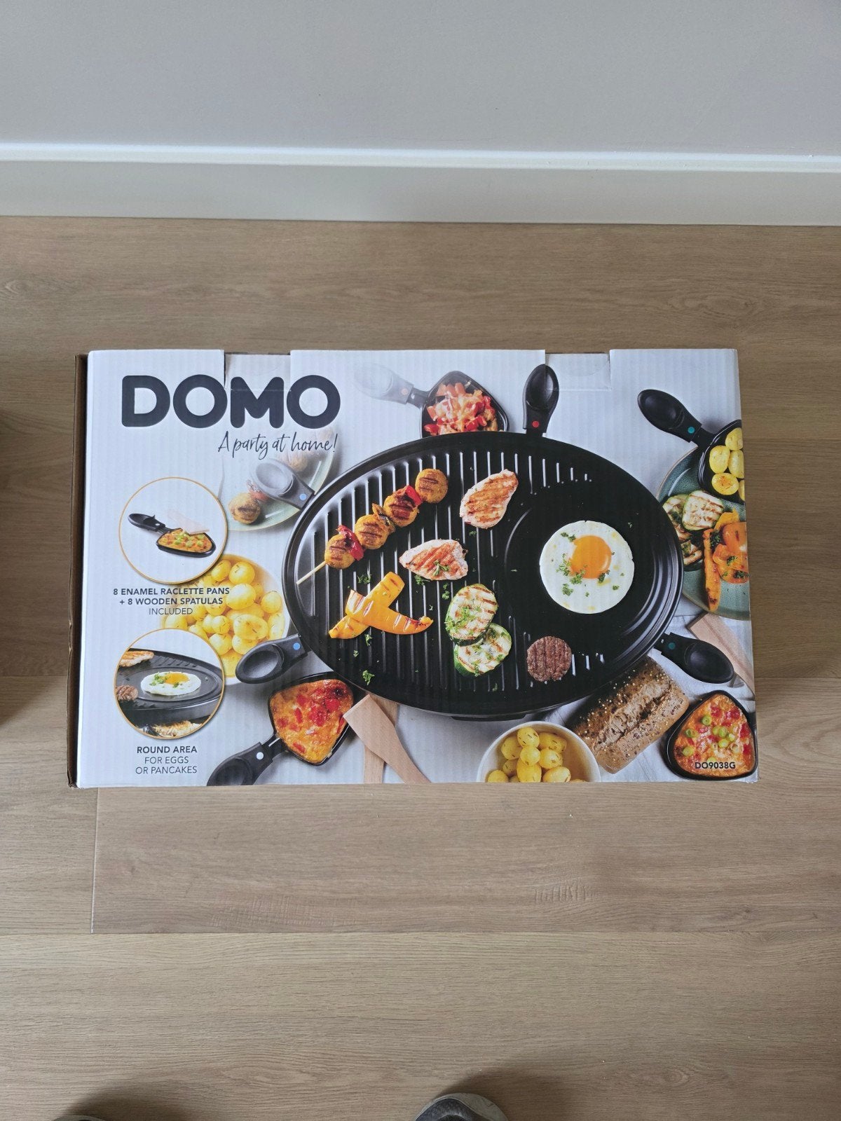 Nieuwe Domo Gourmet Set - Raclette & Grill voor 8 personen, Ophalen, Nieuw, 8 personen of meer