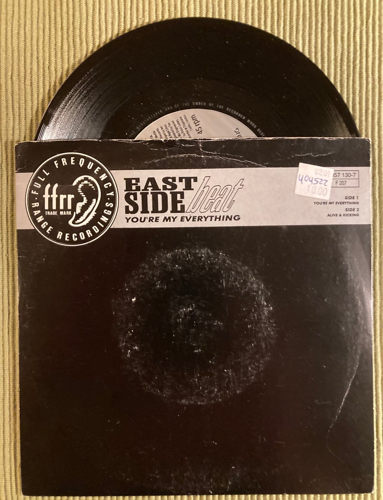 Vinyl single East Side Beat - You’re my everything, Cd's en Dvd's, Vinyl Singles, Gebruikt, 7 inch, Ophalen of Verzenden, Dance en House
