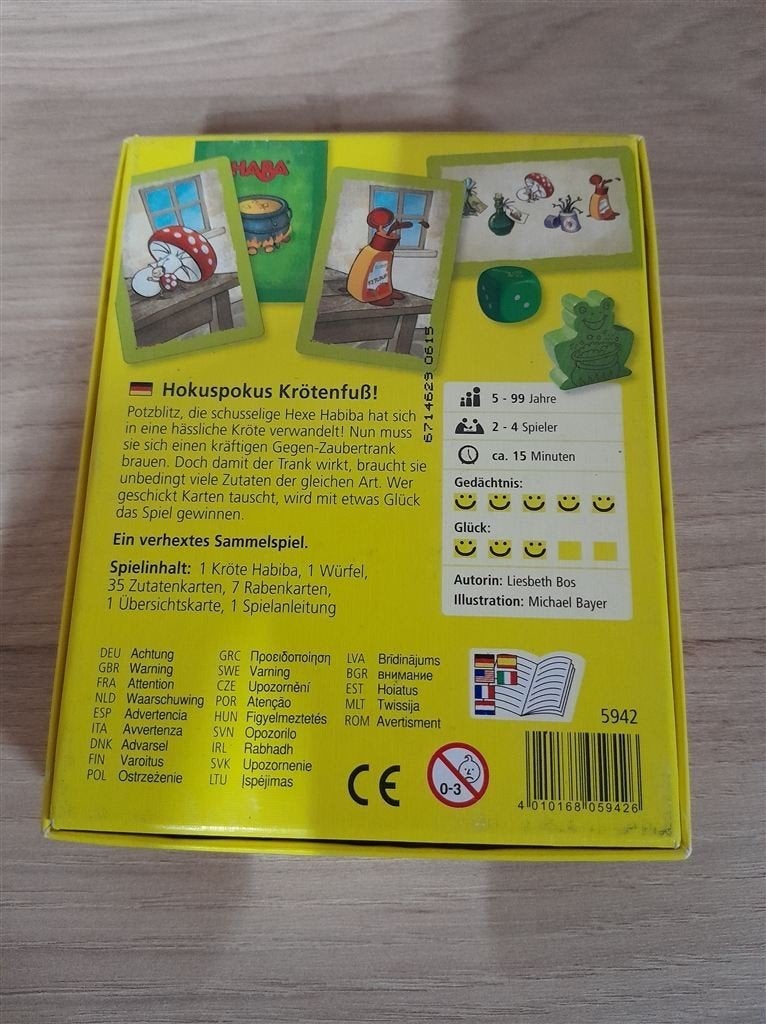 hokuspokus Krotenfub - haba - s4074, Verzenden, Zo goed als nieuw