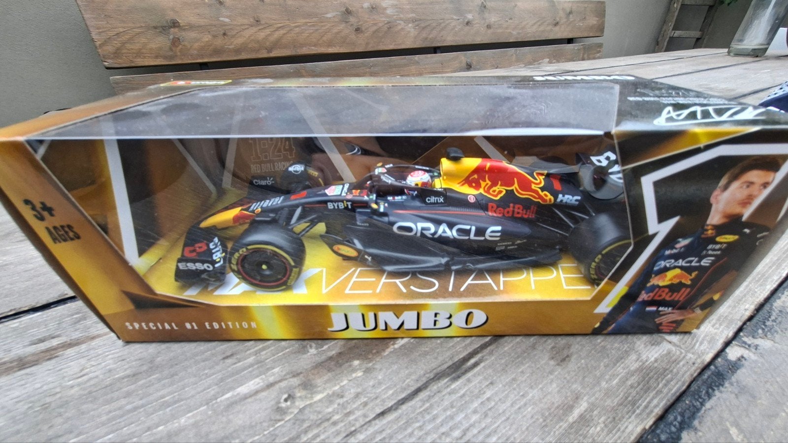 Bburago Max Verstappen Red Bull Racing RB18 1:24, Ophalen of Verzenden, Nieuw, Auto, Bburago