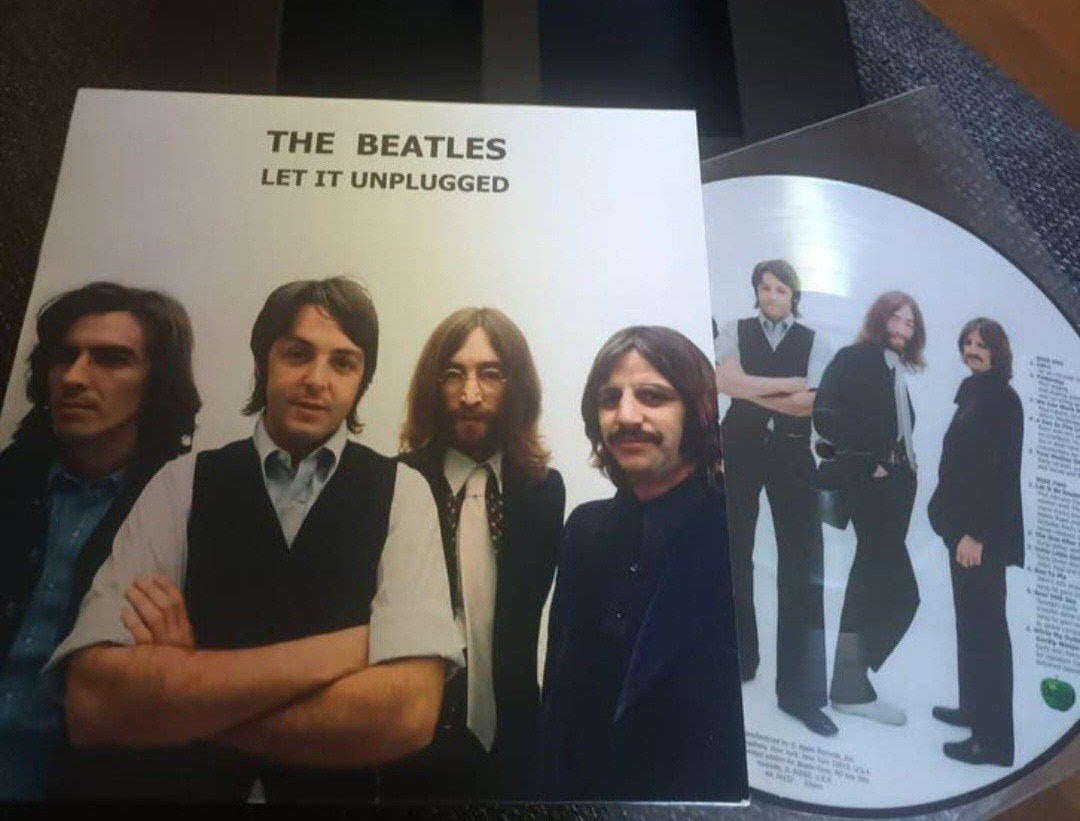 The Beatles - Let it Unplugged 10 inch LP Picture Disc/ RARE, Ophalen of Verzenden, Overige formaten, Poprock