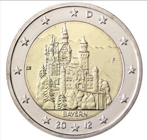 Euromunten, Postzegels en Munten, Ophalen of Verzenden, Duitsland, 2 euro, Losse munt