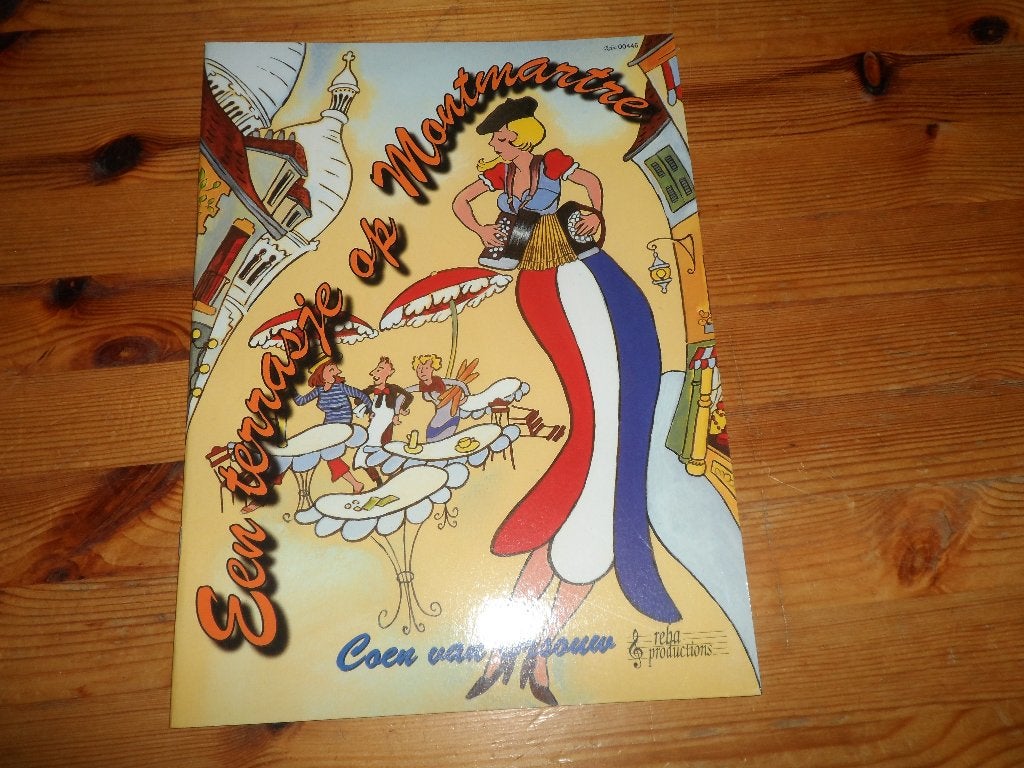 Coen van orsouw - een terrasje op montmartre, Nieuw, Ophalen of Verzenden, Artiest of Componist, Accordeon