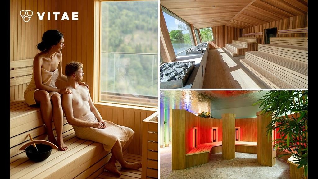 Vitae Wellnessresort Sauna Dagpas Goes of Roosendaal, Verzenden, Nieuw, Fins of Traditioneel, Toebehoren