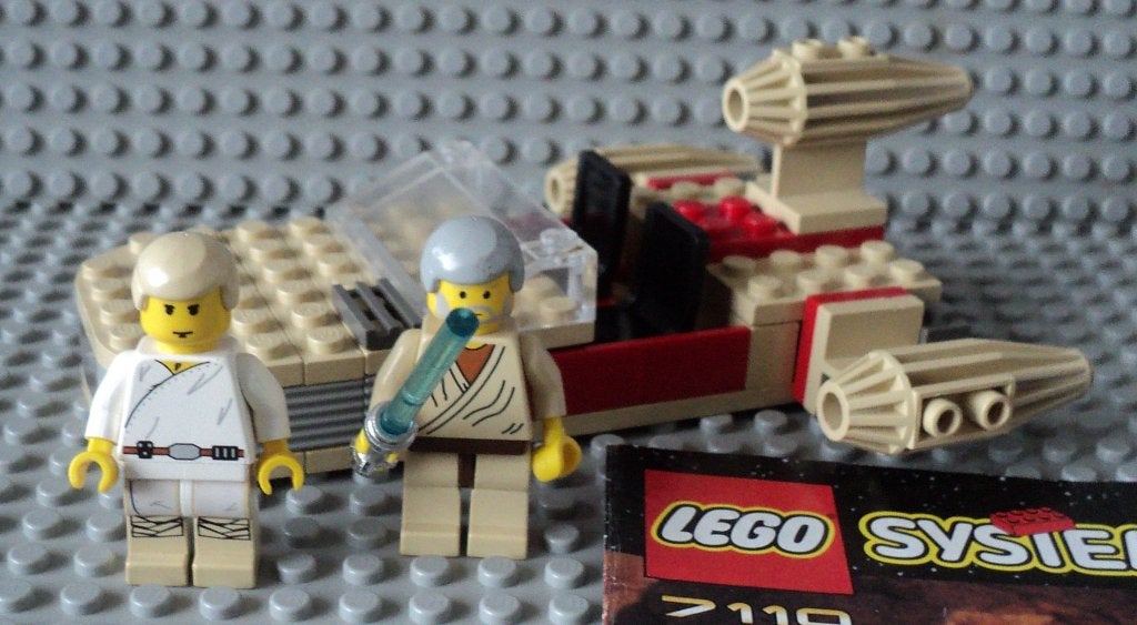 7110 (1) Landspeeder, inclusief handleiding, Ophalen of Verzenden, Gebruikt