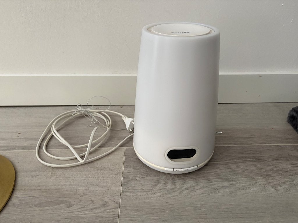 Philips HF3470 Wake-up Light – werkt goed - met radio, Witgoed en Apparatuur, Wekkers, Ophalen of Verzenden, Gebruikt, Digitaal