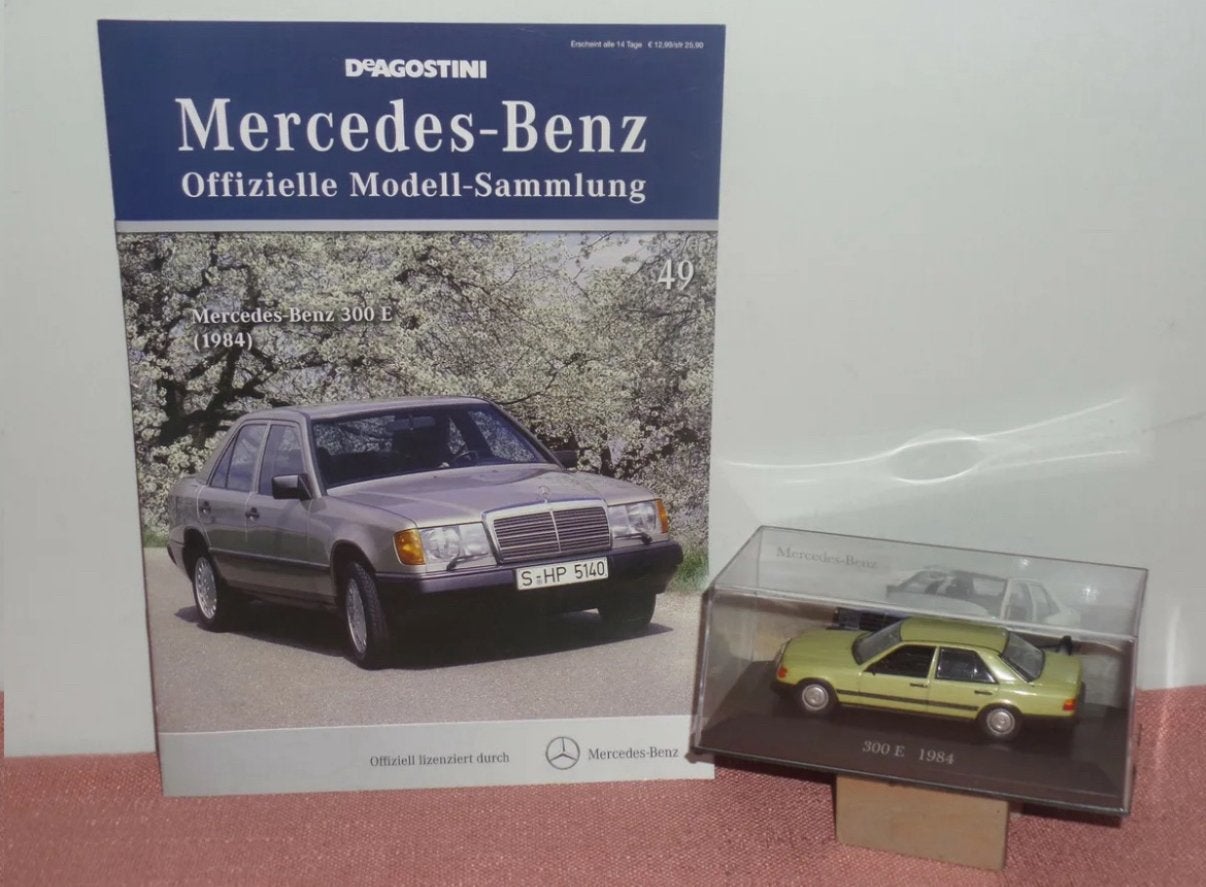 Mercedes 300E 1984 1/43 DeAgostini nieuw met boekje!, Hobby en Vrije tijd, Modelauto's | 1:43, Ophalen of Verzenden, Nieuw