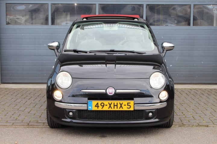 Fiat 500 Cabrio 0.9 TwinAir Lounge AIrco, Bluetooth Audio up, Auto's, Euro 5, 86 pk, Gebruikt, 31 €/maand