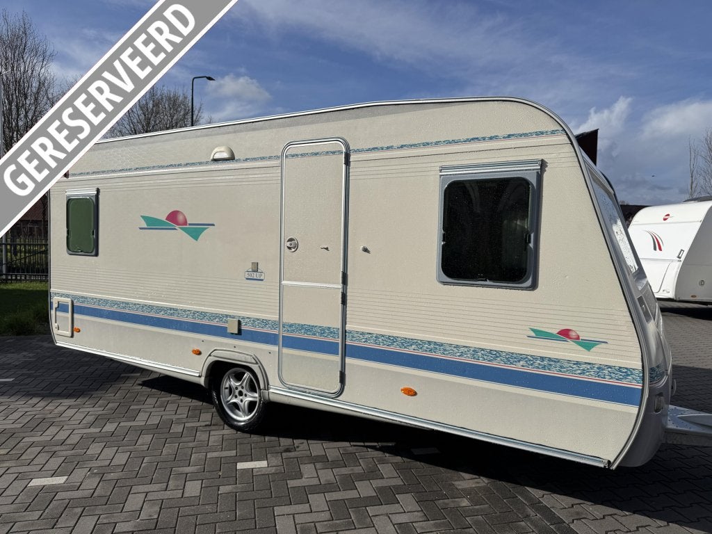 Adria Classica 502 UP / topstaat / voortent / alde, Caravans en Kamperen, Caravans, Rondzit, Schokbreker, Bedrijf, 5 tot 6 meter