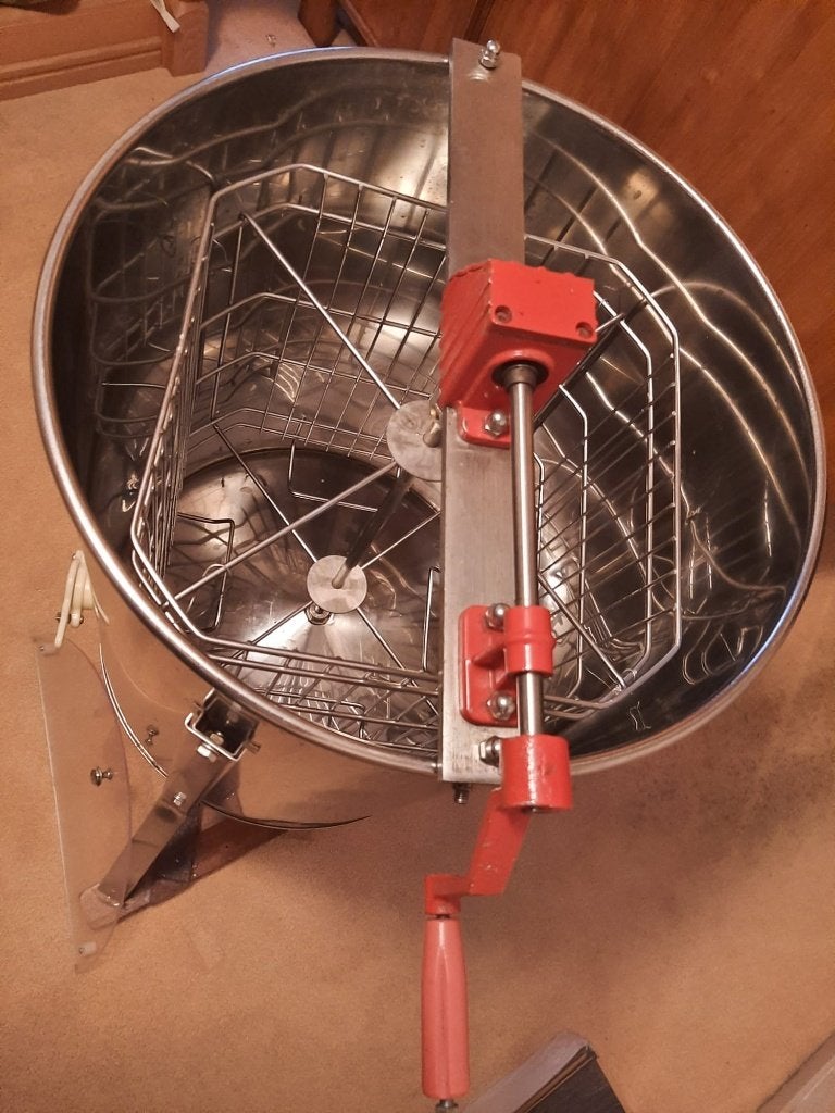 Honingslinger 4 broed of 8 honingkamer  zo goed als nieuw., Bijen