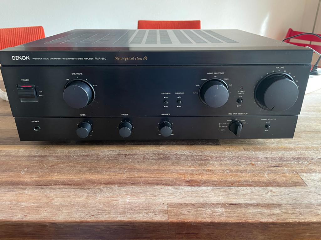 Denon PMA-860 versterker,  Tuner NAD C422 ,Grundig T 905, Ophalen, Gebruikt, Denon