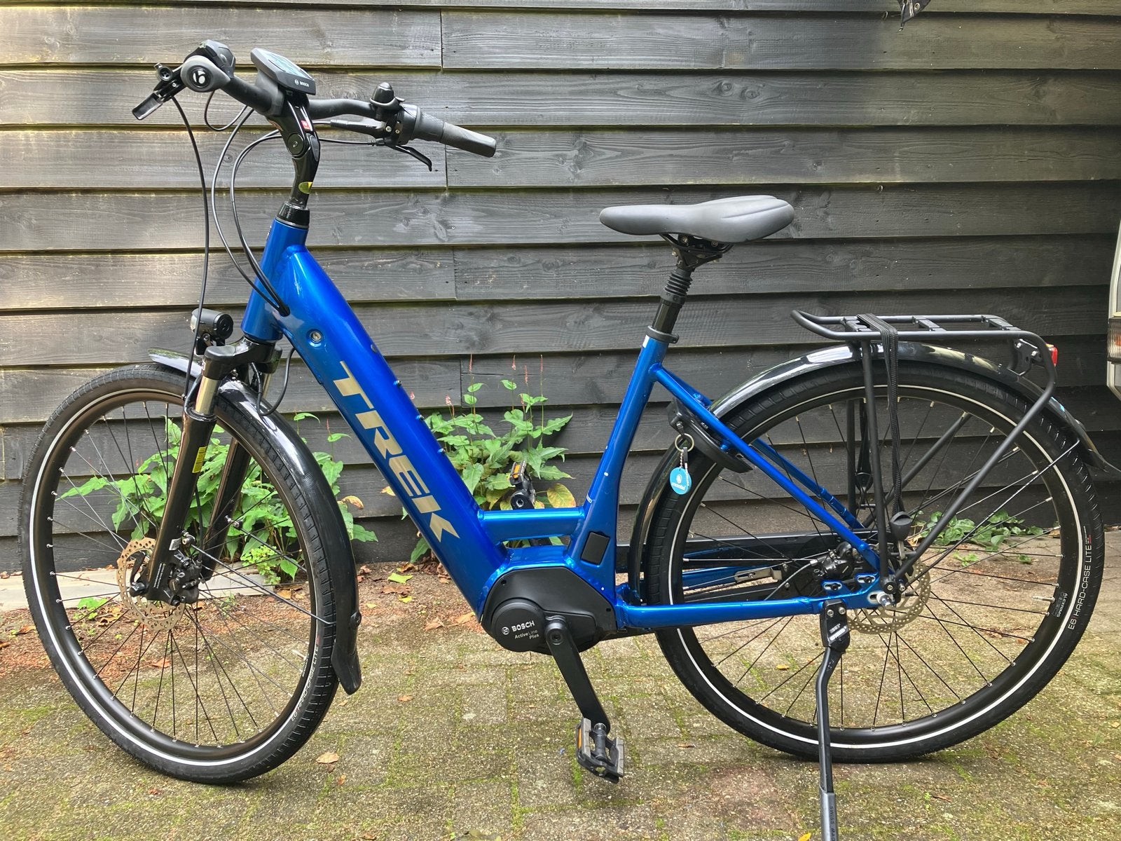 Trek District+ 6 E-bike Bosch Active Line - 1200 km, Zo goed als nieuw, 51 tot 55 cm, 50 km per accu of meer, Ophalen
