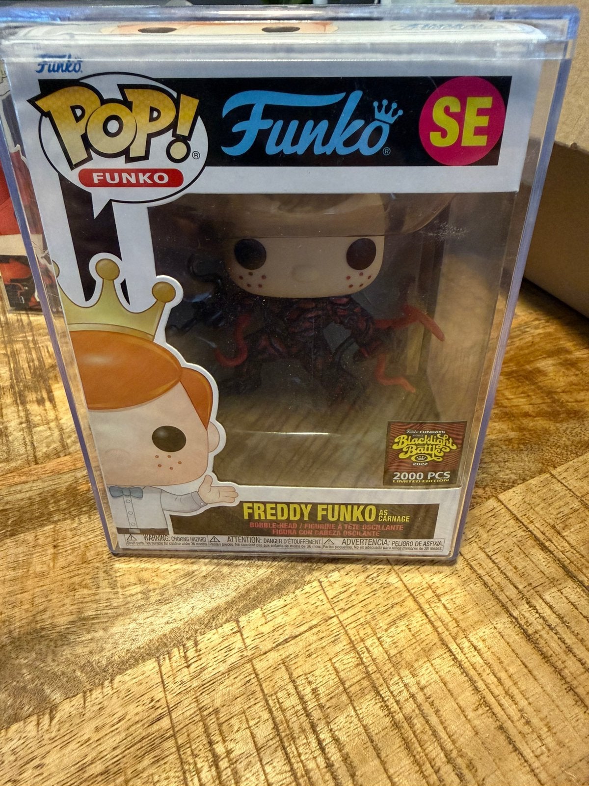 Funko pop freddy as carnage, Ophalen of Verzenden, Zo goed als nieuw