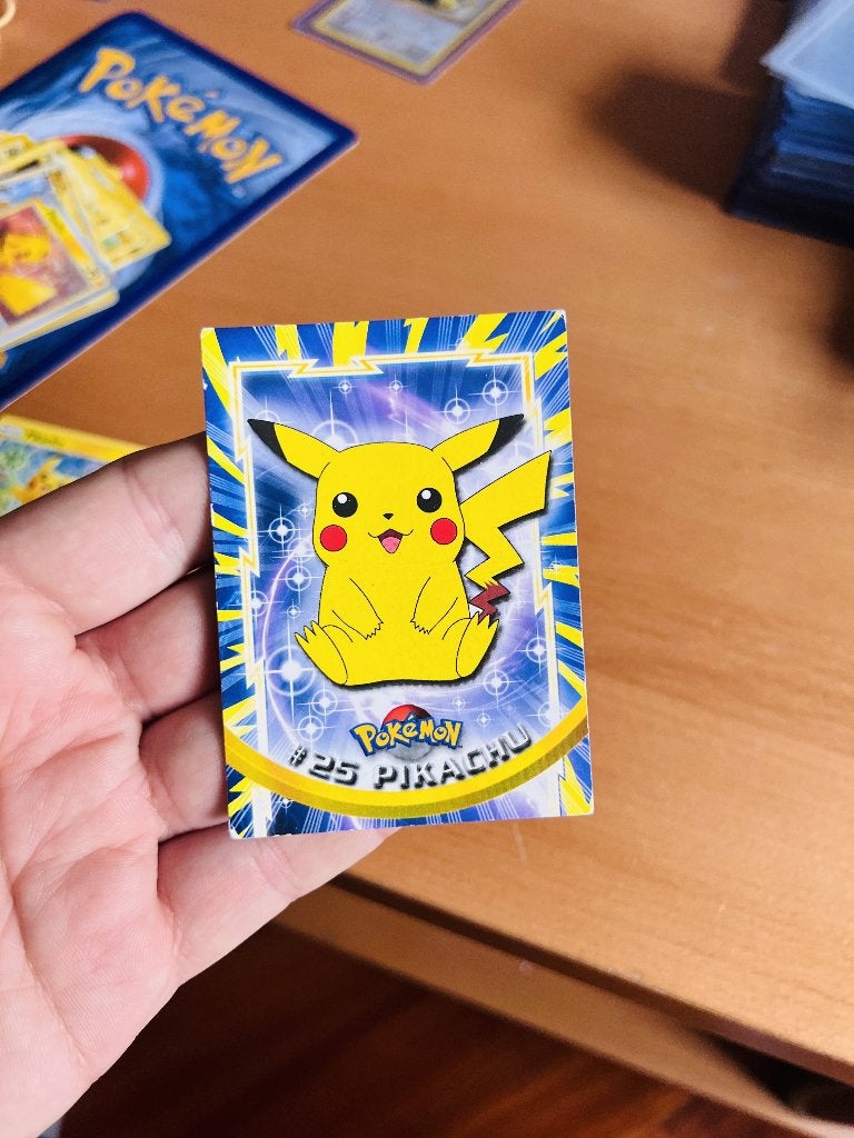 Pikachu 25 TOPPS TV Animation Pokemon, Verzenden, Zo goed als nieuw, Losse kaart