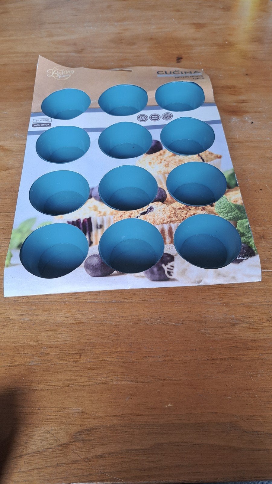 Siliconen Muffin Bakvormpjes - 12 stuks NIEUW, Ophalen of Verzenden, Nieuw