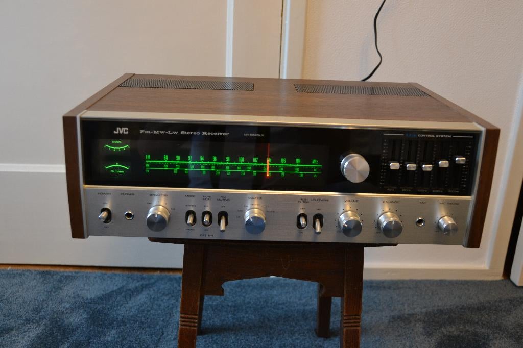 Prachtige JVC VR-5525LX receiver, Gebruikt, JVC, Ophalen of Verzenden, Minder dan 60 watt
