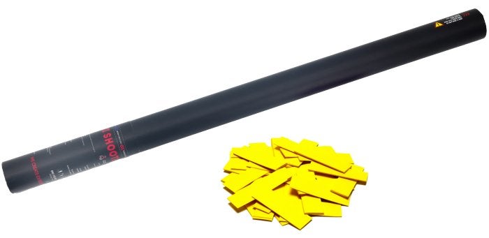 TCM FX Handheld Confetti Cannon 80cm Yellow, Geluidgestuurd, ., Overige typen, Nieuw