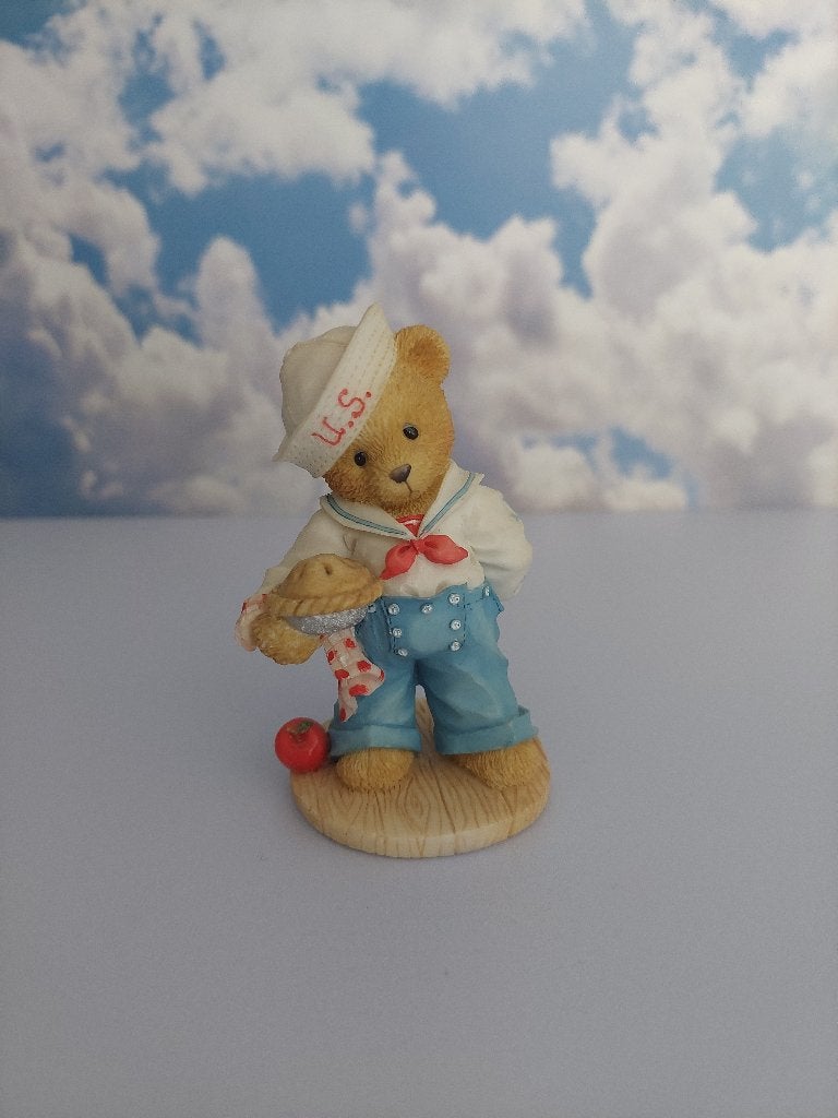 I.26. Bob (Cherished Teddies), Verzamelen, Beren en Cherished Teddies, Ophalen of Verzenden, Zo goed als nieuw, Beeldje, Cherished Teddies