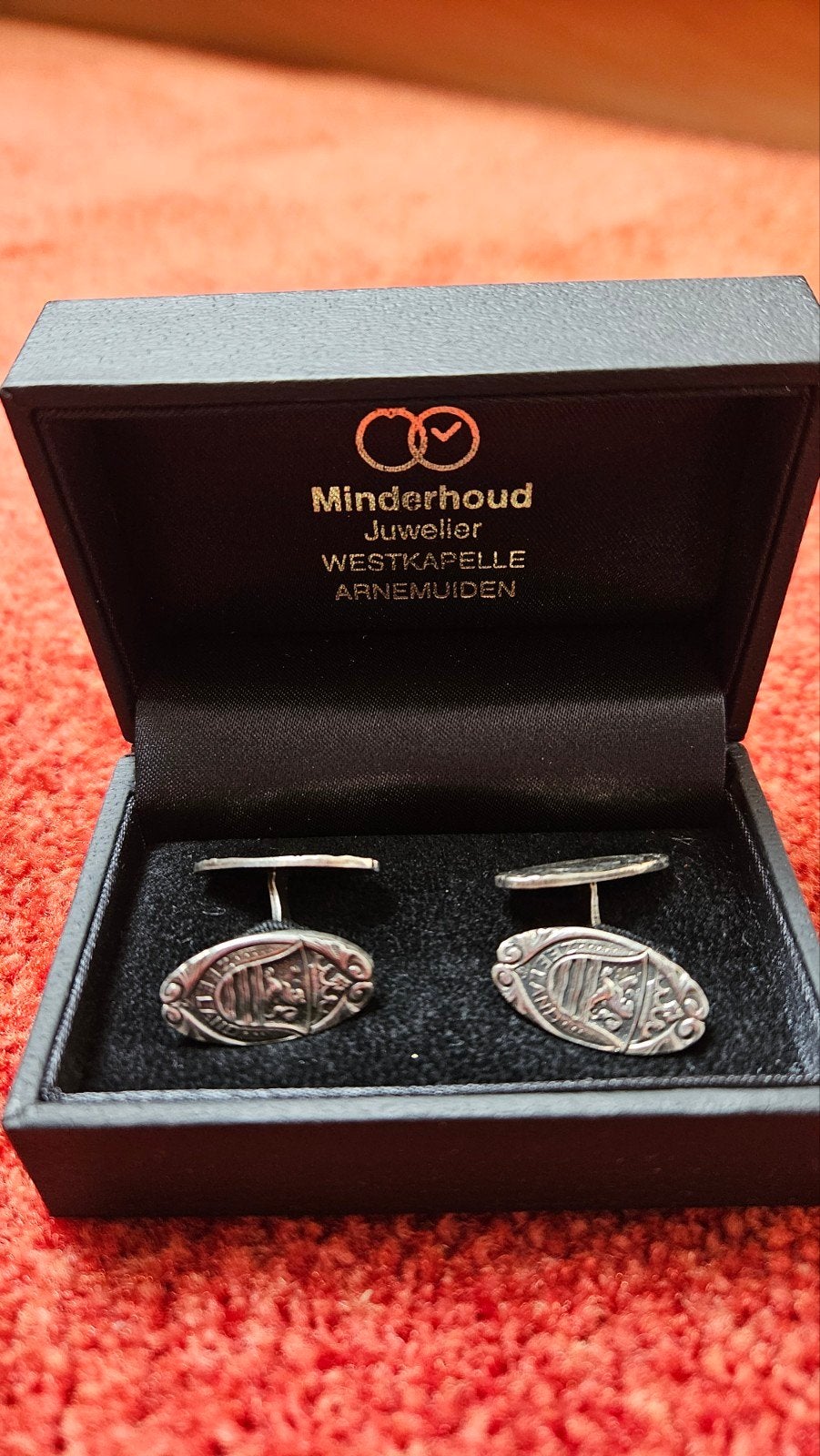 Echt zilveren manchetknopen van Zeeland, niet gedragen, Sieraden, Tassen en Uiterlijk, Manchetknopen, Ophalen of Verzenden, Zo goed als nieuw