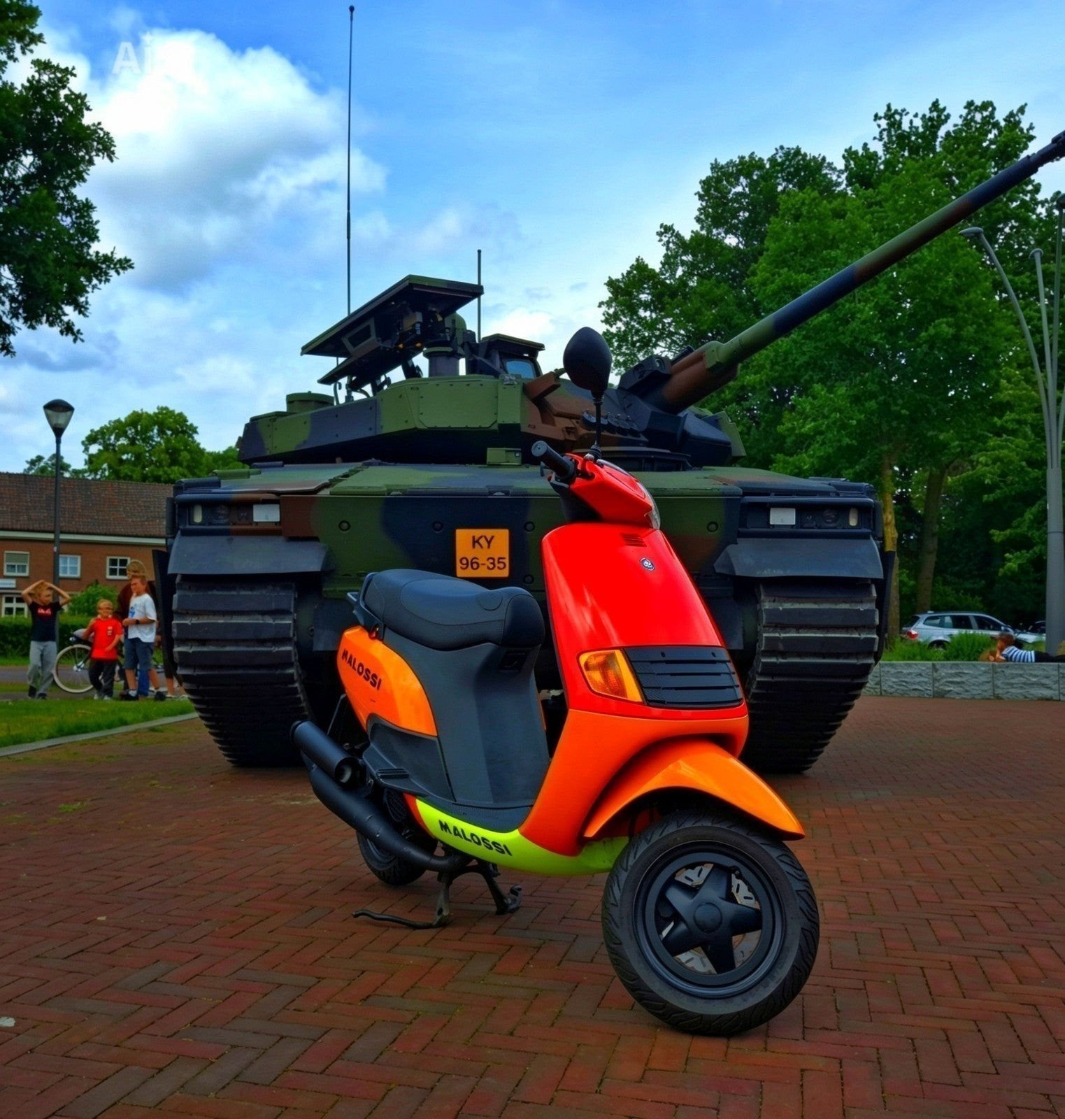 prachtige piaggio skipper 172 cc malossi editie A1, Ophalen, Zo goed als nieuw, Overige modellen