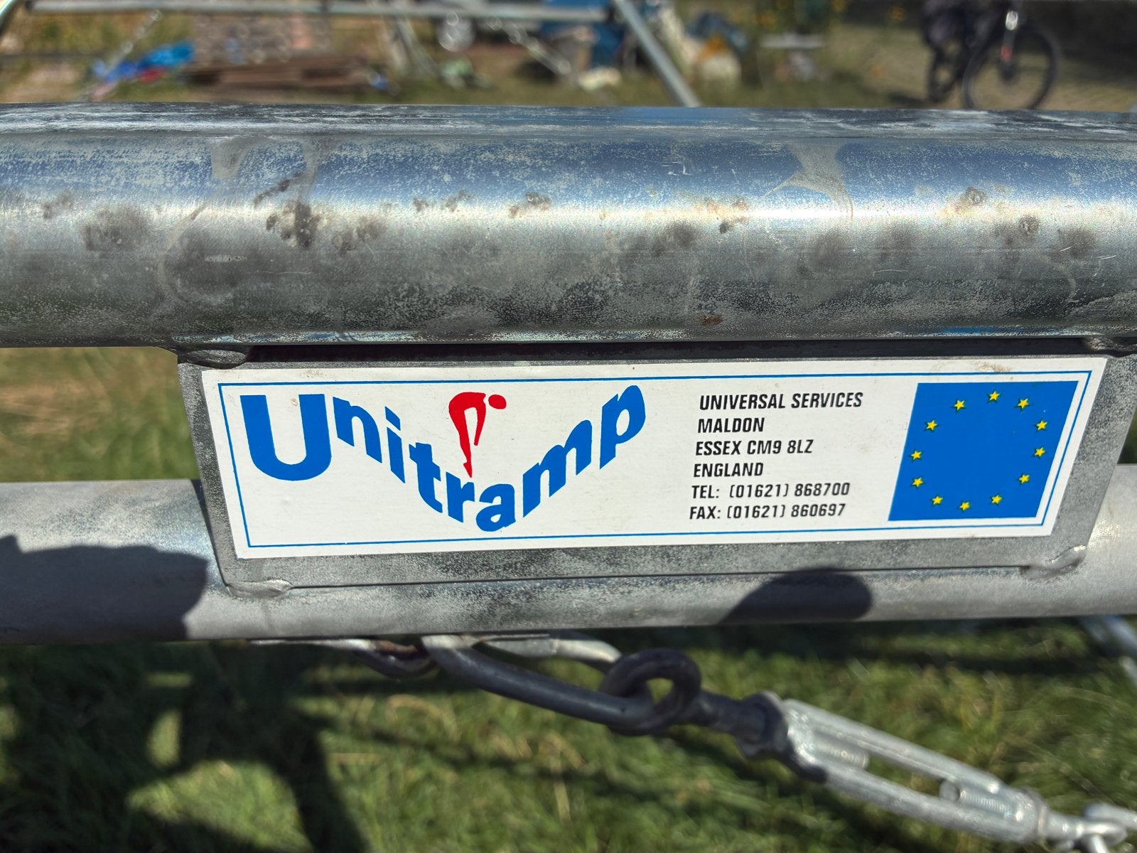 Eurotramp opklapbaar frame - Trampoline onderstel, Ophalen of Verzenden, Gebruikt
