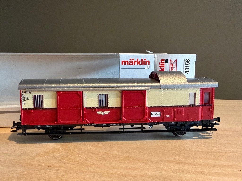 Märklin 43158 Eurotrain Donderbus wagon, Wisselstroom, Ophalen of Verzenden, Märklin, Nieuw