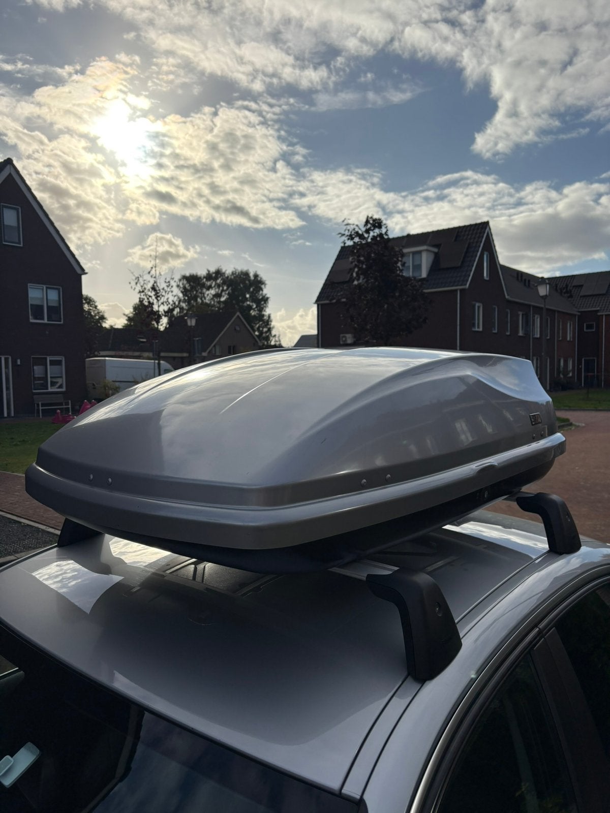 BMW originele dakkoffer incl dakdragers, Ophalen, Gebruikt