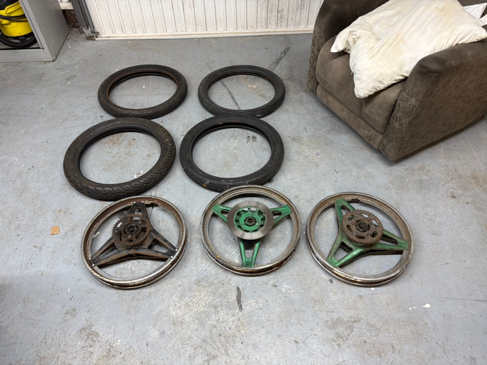 Honda mb wielen/banden, Ophalen, Honda