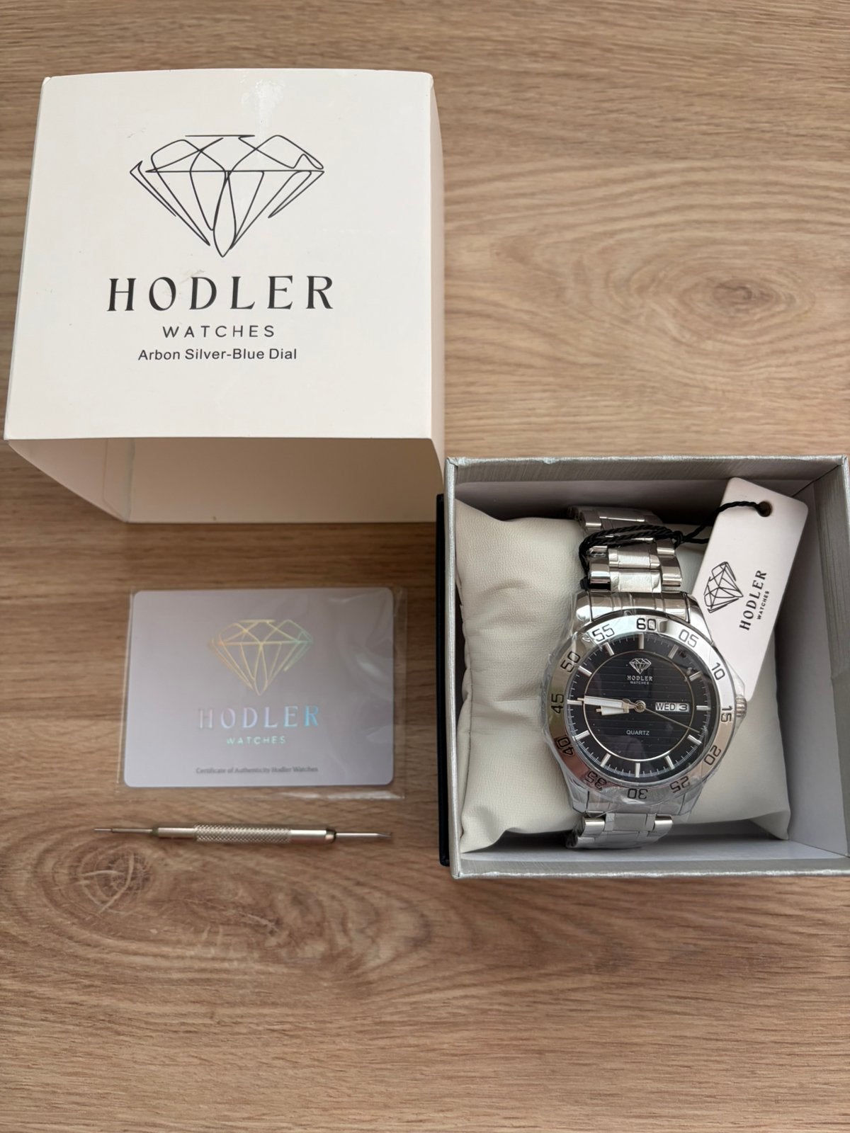 Hodler Arbon Black Zwart nieuw, Ophalen of Verzenden, Zo goed als nieuw, Leer, Overige merken