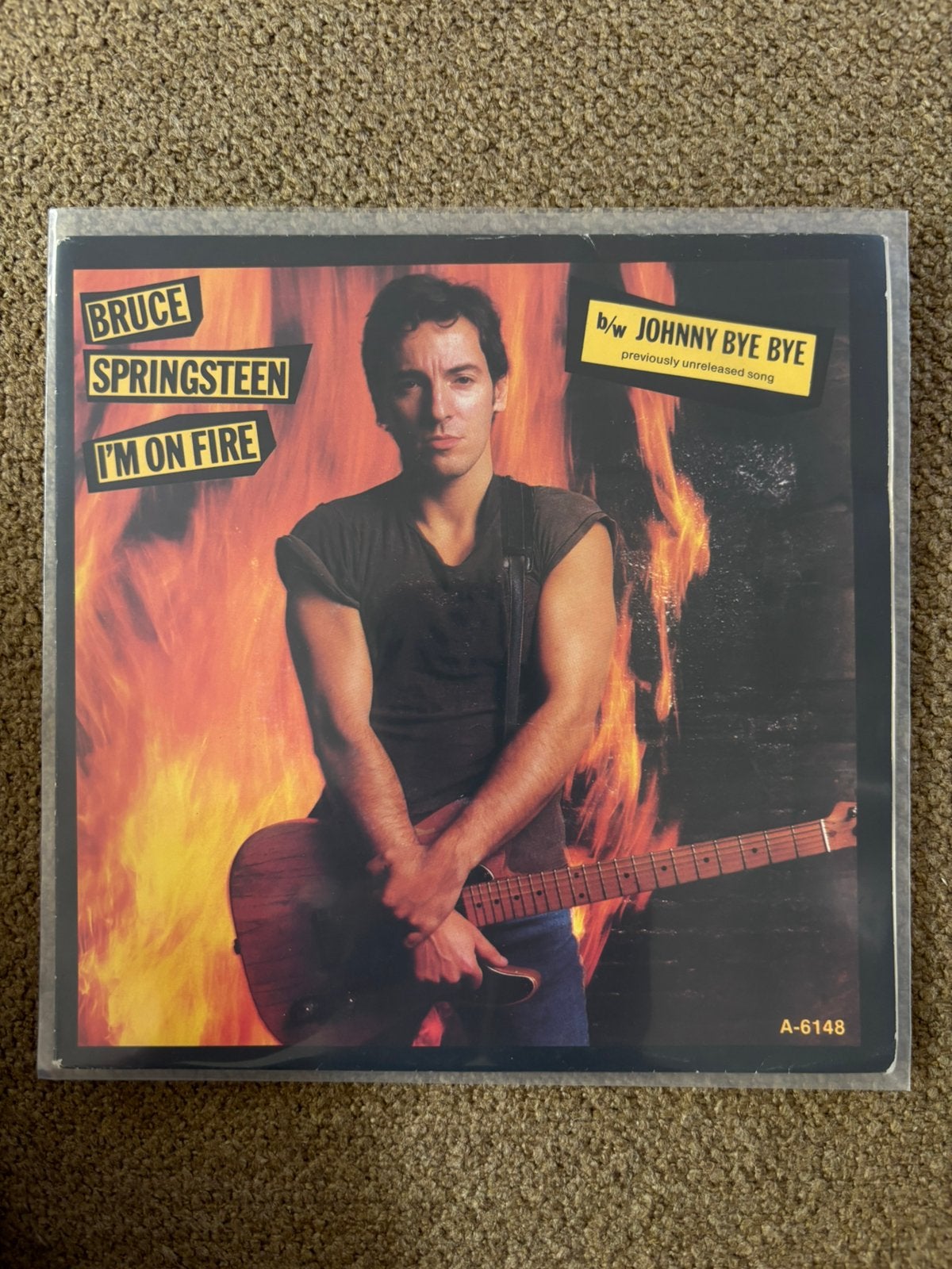 Bruce Springsteen- I’m on Fire, Ophalen of Verzenden, Zo goed als nieuw, 7 inch, Pop