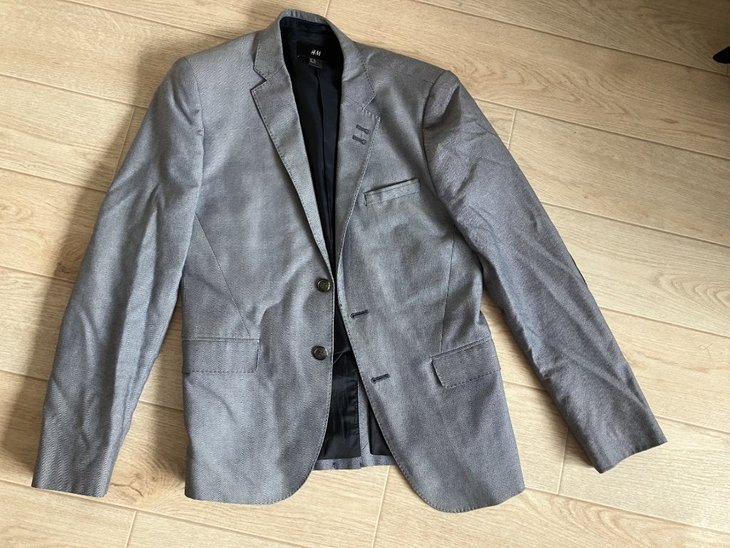 Blazer H&M blauw wit maat 46, Blauw, Ophalen of Verzenden, Zo goed als nieuw, H&M