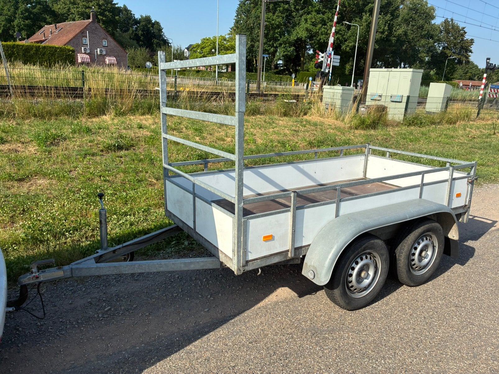 Tandemasser Dubbelasser ongeremd, Ophalen, Gebruikt