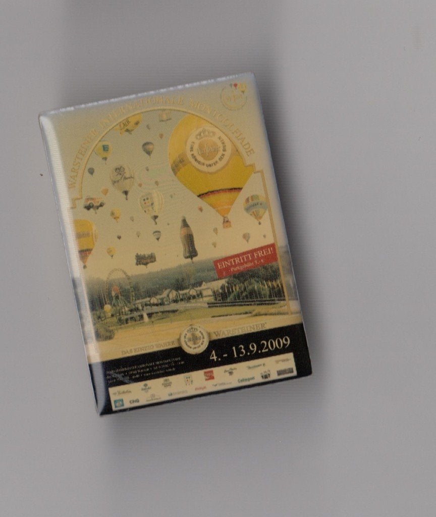 Luchtballon pin Limited Edition Warsteiner Bier A, Gebruikt, Niet vindbaar, Niet vindbaar, Speldje of Pin