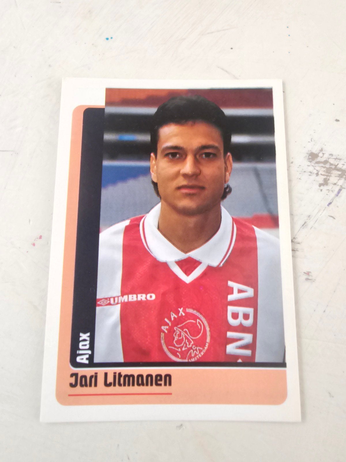 Jari Litmanen Panini Voetbal 99 Ajax, Ophalen of Verzenden, Ajax, Poster, Plaatje of Sticker