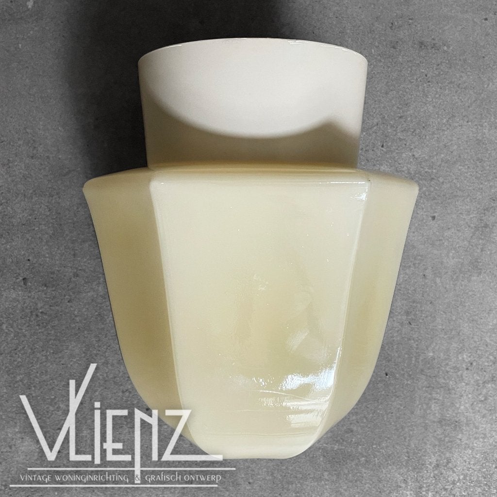 Vintage, art deco, retro plafondlamp, plafonnière lamp, Ophalen of Verzenden, Huis en Inrichting