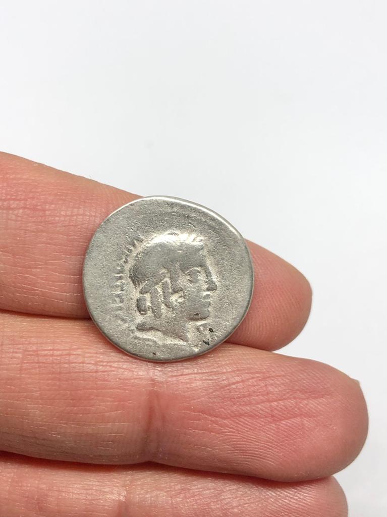 Romeinse Republiek, Mn.Fonteius, AR denarius, 85 BC, Postzegels en Munten, Munten | Europa | Niet-Euromunten, Verzenden, Italië