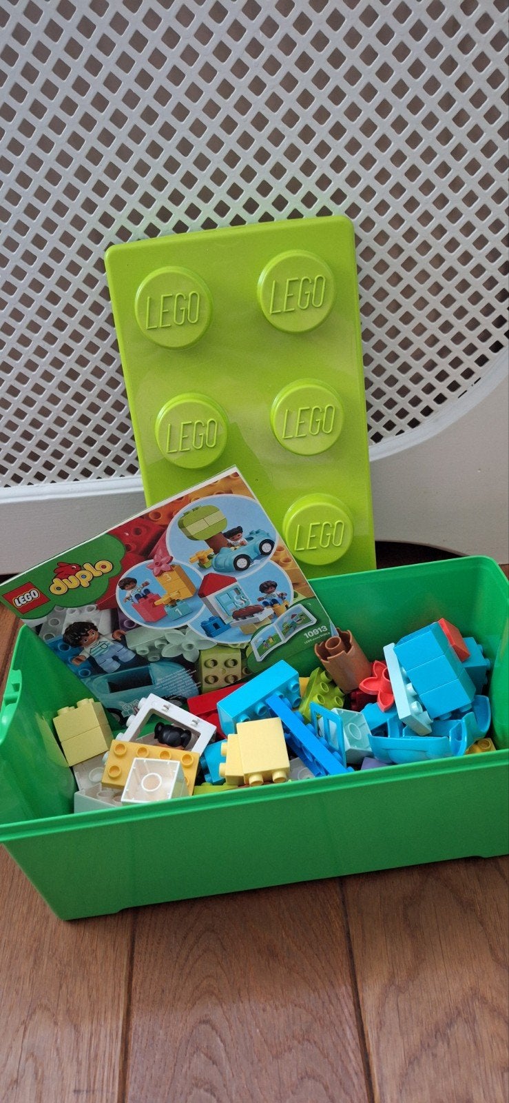 Lego Duplo set 10913 met opbergdoos, Compleet, Overige thema's, Ophalen of Verzenden, Zo goed als nieuw