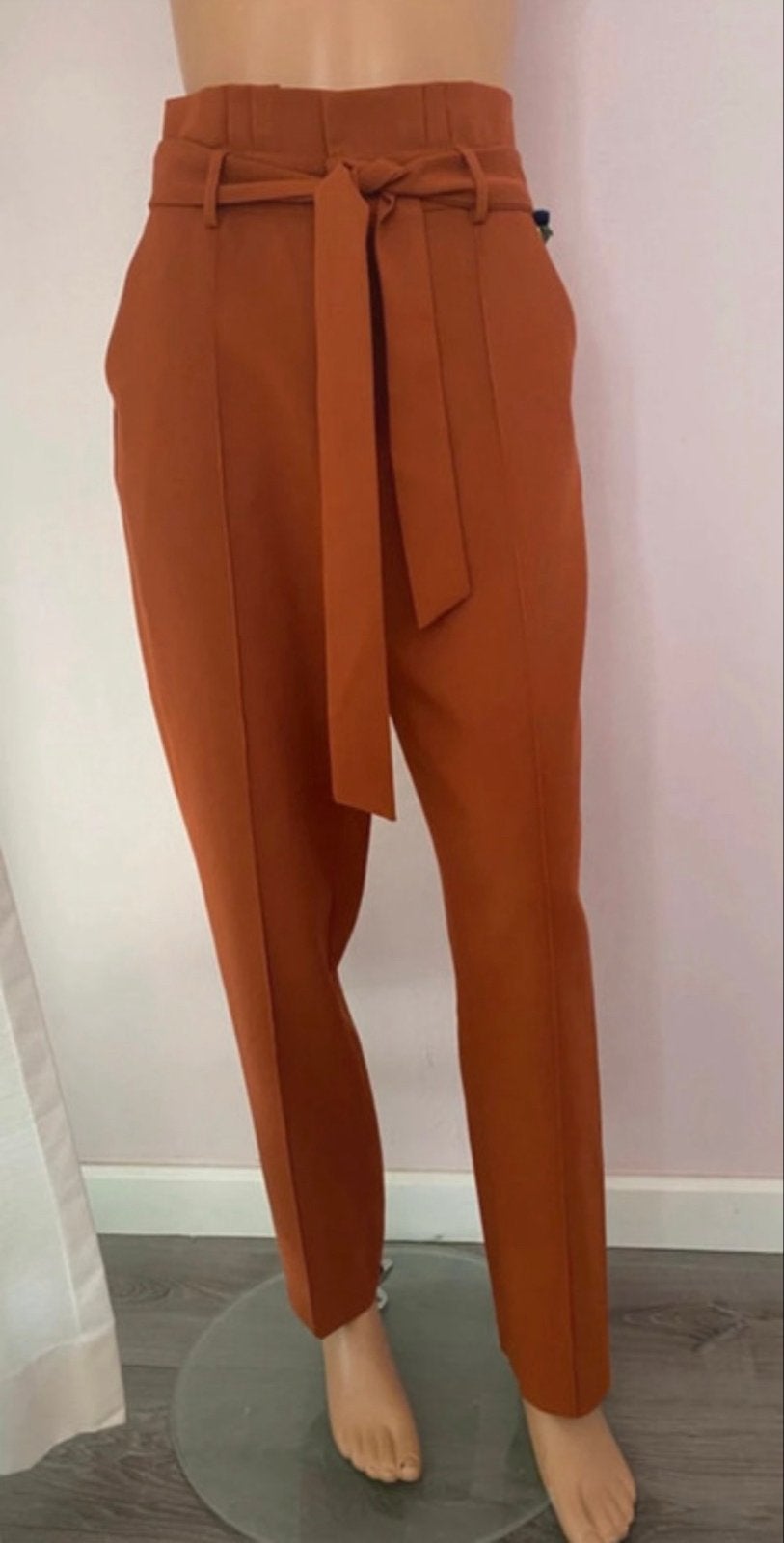 Pom Amsterdam Broek Maat 38 - Oranje/Roestbruin, Maat 38/40 (M), Oranje, Ophalen of Verzenden, Zo goed als nieuw
