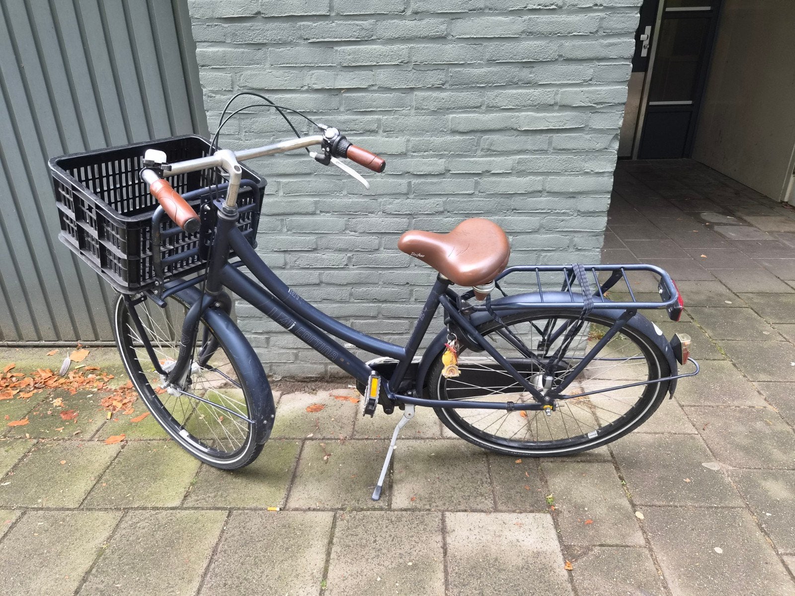 Cortina U4 Transportfiets 26 inch Blauw, Fietsen en Brommers, Fietsen | Dames | Damesfietsen, Ophalen, Gebruikt, Overige merken