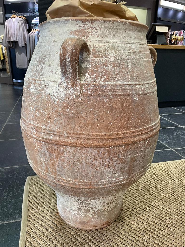 Terracotta olijfkruik/amfoor, Ophalen, Gebruikt
