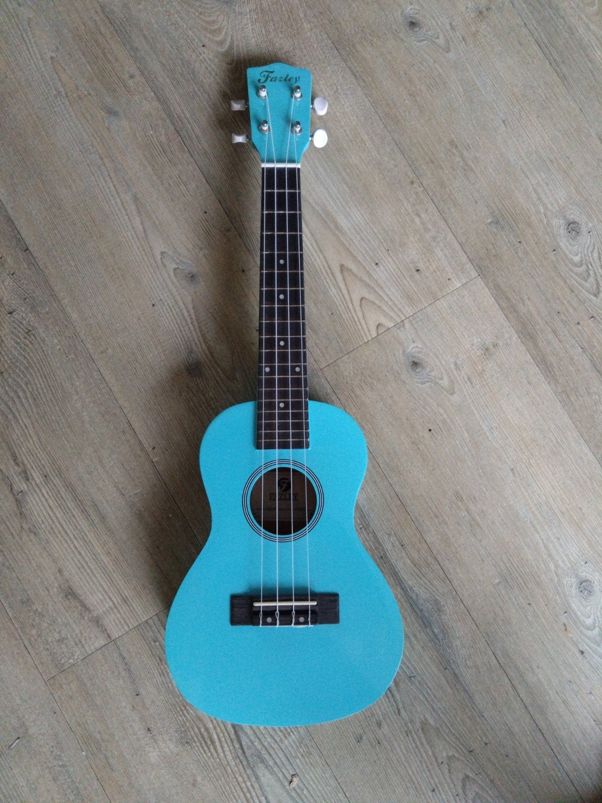 Blauwe Fazley Ukelele - Zo goed als nieuw, Ophalen, Zo goed als nieuw, Ukelele