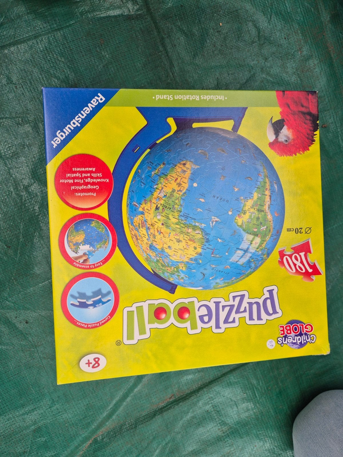 Puzzel Globe, Ophalen