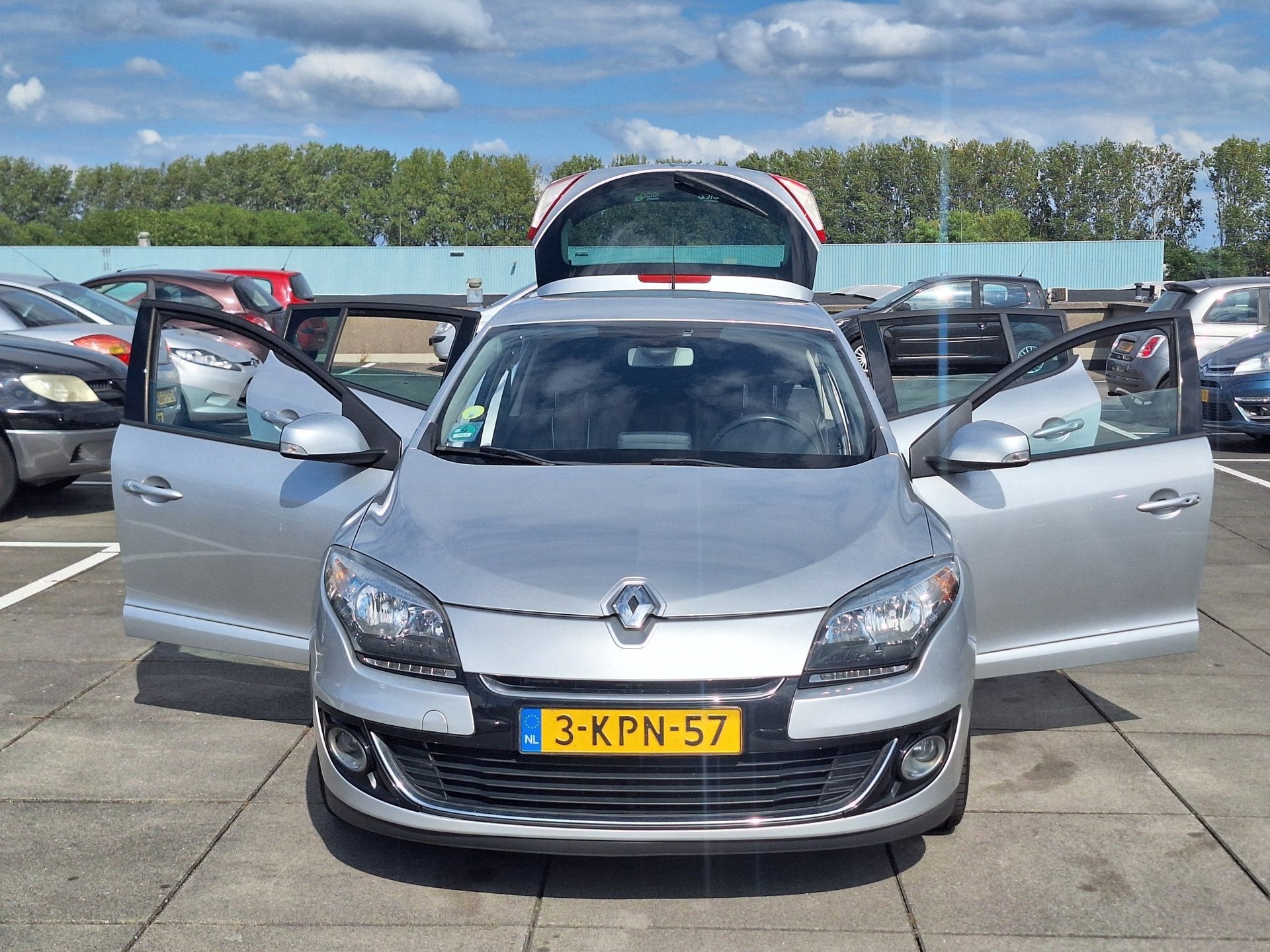 Renault Mégane €3848,-1.5 dCi GT-Line 110PK DIESEL APK27, Euro 5, Stof, Gebruikt, 4 cilinders