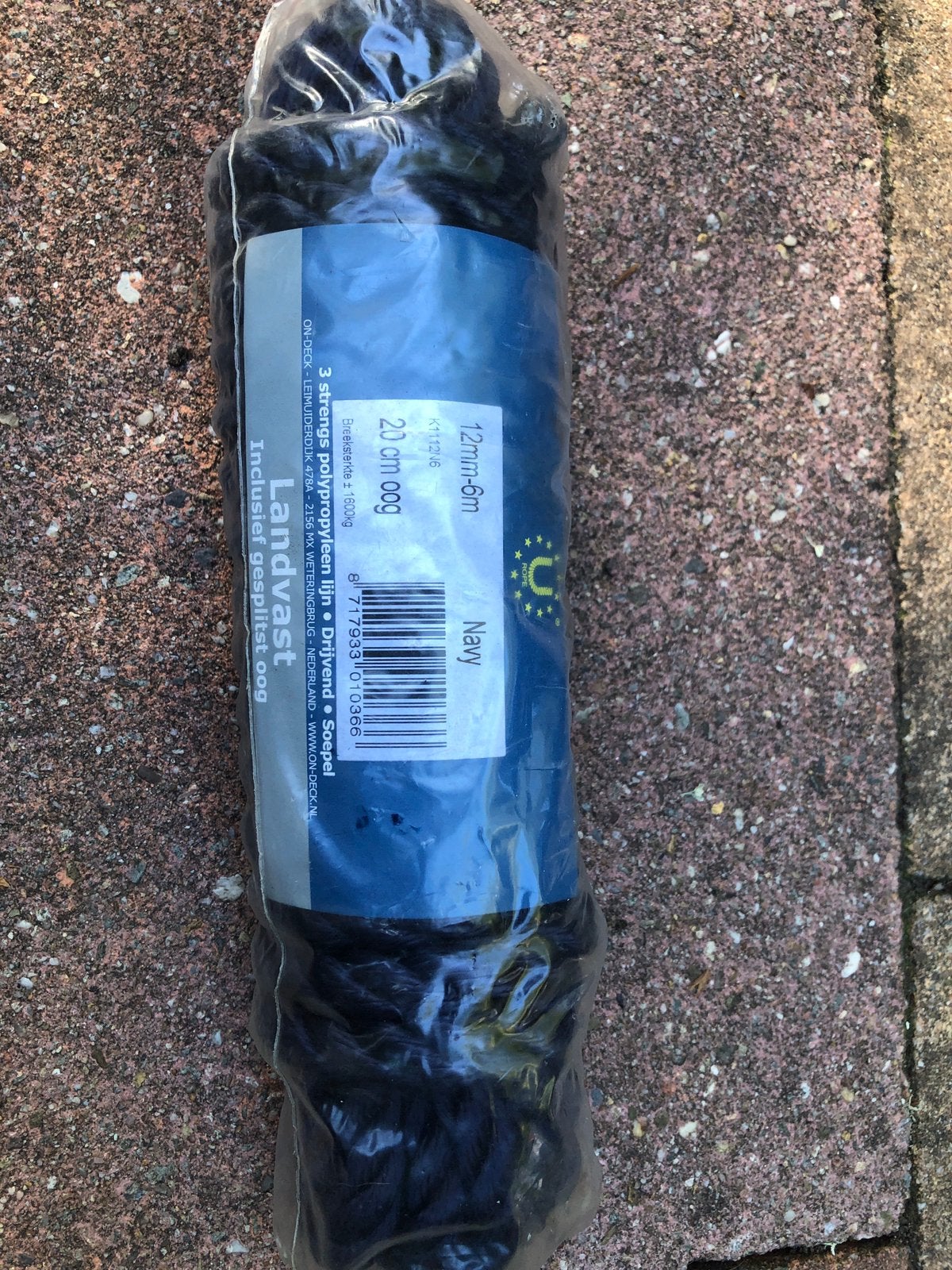 Nieuw! Landvast 6 meter incl gesplitst oog (20cm), Watersport en Boten, Ophalen, Nieuw, Lijn of Blok