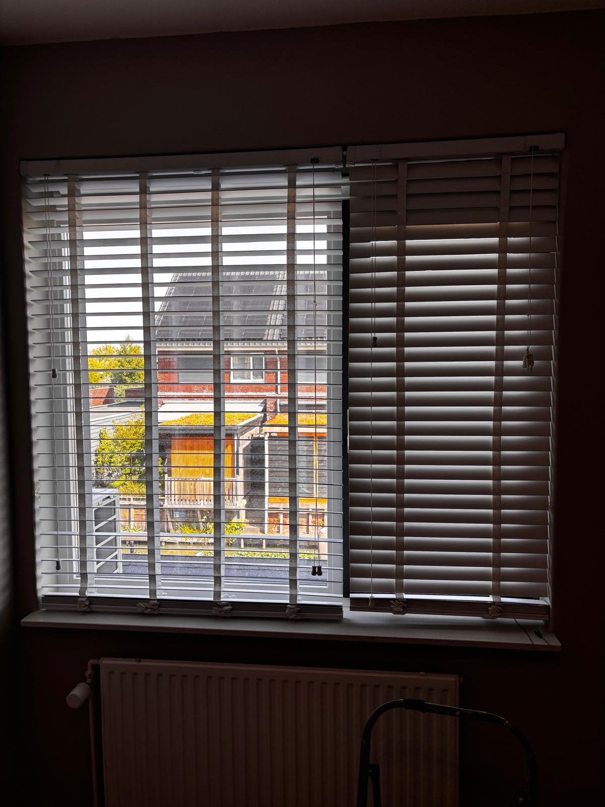 Witte jaloezieën, Huis en Inrichting, Ophalen, Jaloezie, Gebruikt, Wit