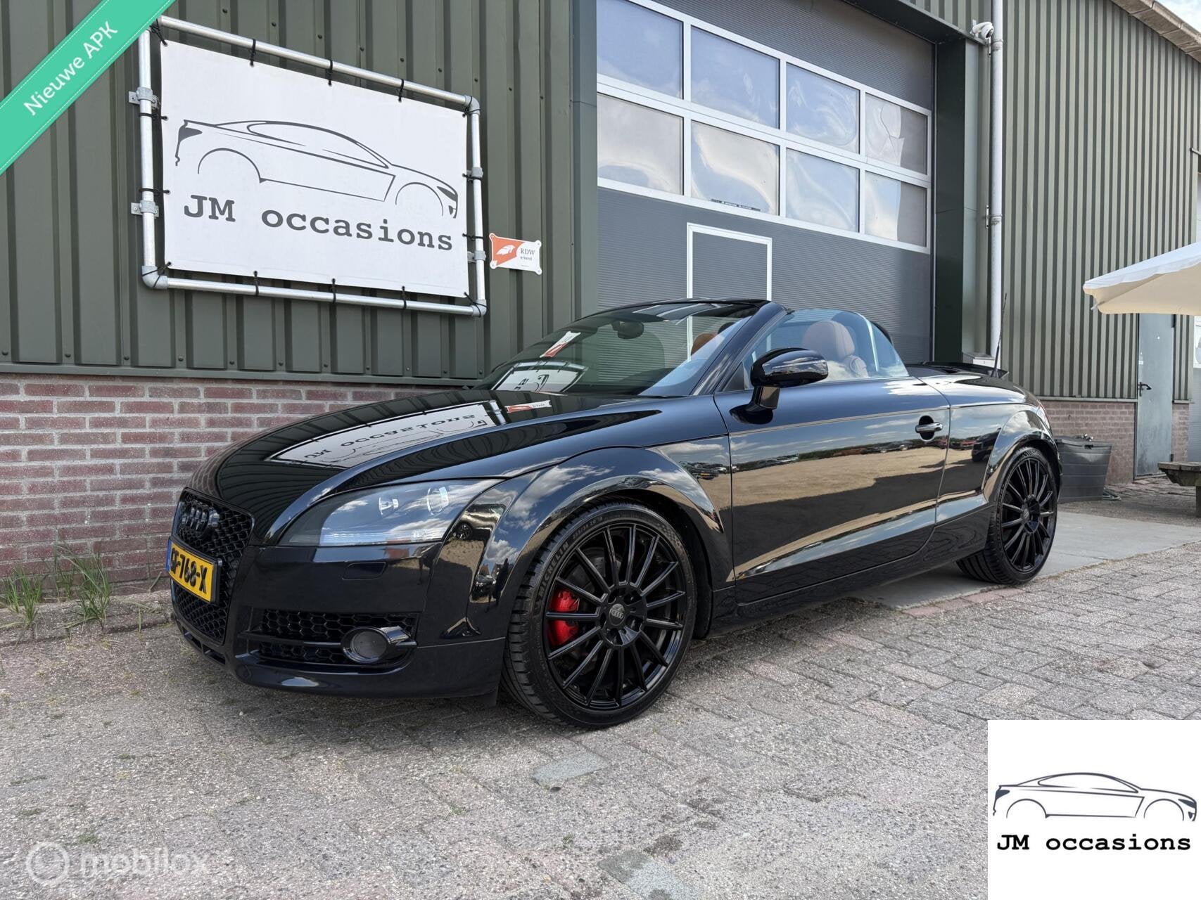 Audi TT Roadster 2.0 TFSI|Leder|CarPlay|Cruise|Clima|Stoel v, Auto's, TT, Gebruikt, 4 cilinders, Zwart