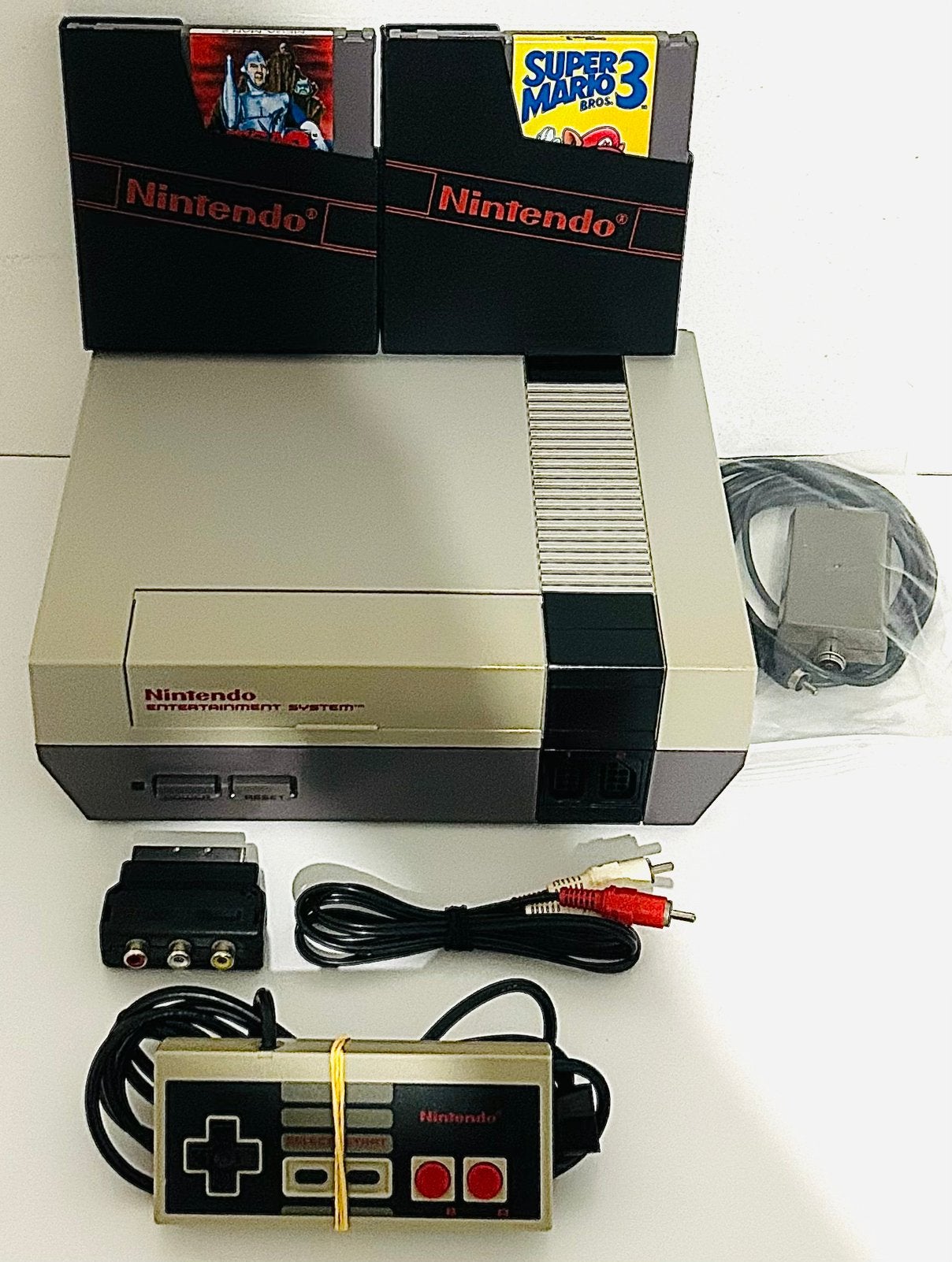 | Nintendo Entertainment System NES |, Ophalen of Verzenden, Zo goed als nieuw, Met 1 controller, Met games
